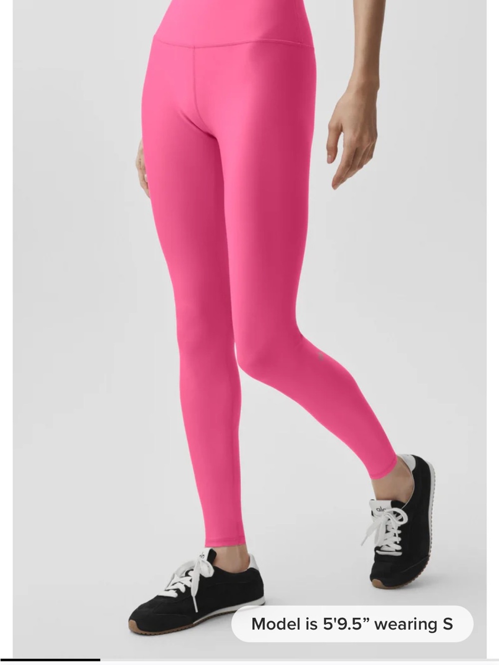 ALO Yoga Women’s S Neon Pink 7/8 High-Waist Leggings NWOT